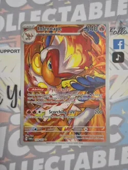 Infernape 173/167 Illustration Rare Twilight Masquerade Pokemon Card TCG - Image 1
