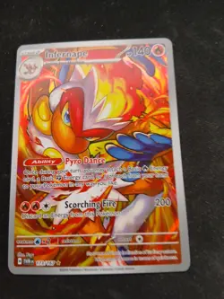 Pokemon TCG Card Infernape 173/167 Twilight Masquerade Illustration Rare - NM - Image 1