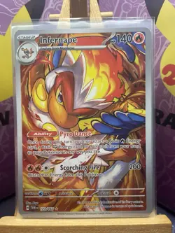 Pokemon TCG Infernape Holo Illustration Card Twilight Masquerade 173/167 - Image 1