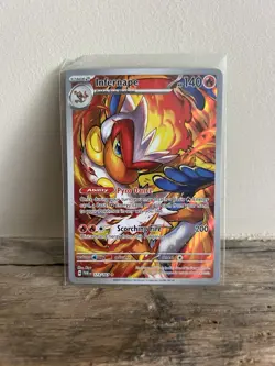 Infernape Pokemon TCG S&V Twilight Masquerade Illustration Card 173/167 - Image 1