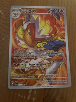 Pokemon TCG Infernape Card S&V Twilight Masquerade 173/167 Illustration Rare - Image 1