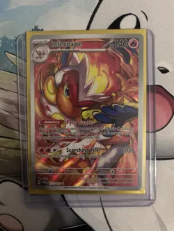 Pokemon TCG Infernape Holo Illustration Card Twilight Masquerade 173/167 - Image 1