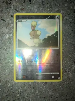 Pokemon TCG Cards Buneary 73/130 Diamond & Pearl Reverse Holo PLAYED - Image 3