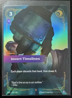 Riftbound Invert Timelimes EPIC Single CARD OGN 201 - League Of Legends - NM - Image 1