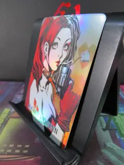 Harley Quinn DC Art Card Rare Holo Collectible Comic Character NM CCG - Image 2