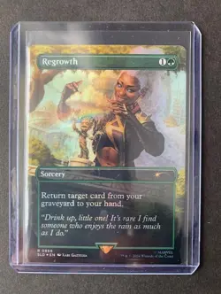 MTG - Regrowth 0866 - Groot/Storm Foil - Marvel Secret Lair - Image 1