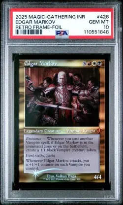 MTG Edgar Markov Retro Foil - PSA 10 - Image 1