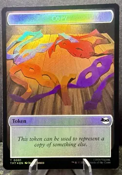 Dinosaur Soldier Copy Double Sided Token MTG Teenage Mutant Ninja Turtles 2 / 1 - Image 2