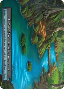 4x Sorcery: Contested Realm Beta Summer River Ordinary Regular NM - Image 1