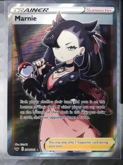 2020 Pokemon SWSH01: Sword & Shield Base Set #200/202 Marnie (Full Art) - Image 1