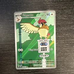 Pokemon Pidgeotto SV03 Obsidian Flames Holo Rare 208/197 90 HP 2023 - Image 1
