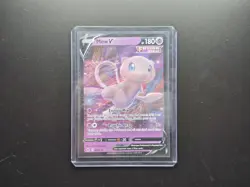 Pokemon Mew V 060/159 Fusion Strike Ultra Rare Regular Basic 180 HP - Image 1