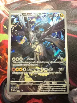 N’s Zekrom MEP 031 Sealed Promo Mega Evolution Promos Pokemon Card NM - Image 1