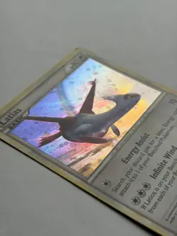Latias HGSS10 Black Star Promos Cosmos Holo Pokemon Card - LP - Image 2