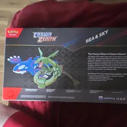 Pokemon Crown Zenith Sea & Sky Premium Collection Box Rayquaza Kyogre - Image 2