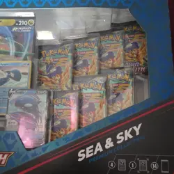 Pokemon Crown Zenith Sea & Sky Premium Collection Box Rayquaza Kyogre - Image 4