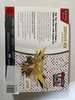Pokemon TCG Scarlet & Violet 151 Zapdos EX Collection Box Sealed NEW - Image 2