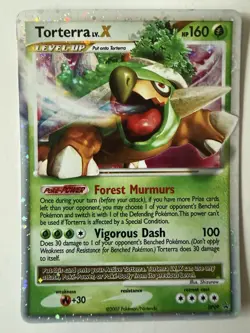 Torterra Lv.X DP09 Ultra Rare - Diamond and Pearl Promo Pokemon LP HOLO 2007 - Image 1