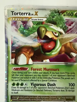 Torterra Lv.X DP09 Ultra Rare - Diamond and Pearl Promo Pokemon LP HOLO 2007 - Image 2
