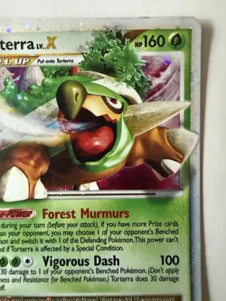 Torterra Lv.X DP09 Ultra Rare - Diamond and Pearl Promo Pokemon LP HOLO 2007 - Image 3