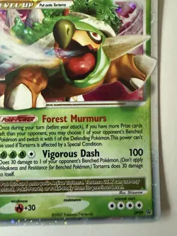 Torterra Lv.X DP09 Ultra Rare - Diamond and Pearl Promo Pokemon LP HOLO 2007 - Image 4