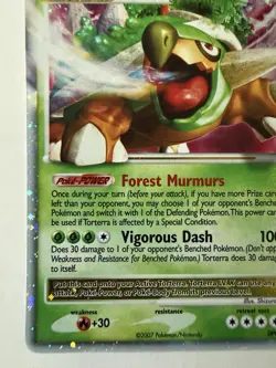 Torterra Lv.X DP09 Ultra Rare - Diamond and Pearl Promo Pokemon LP HOLO 2007 - Image 5