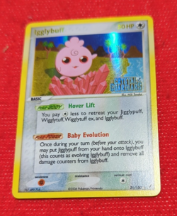 Pokemon EX Crystal Guardians Igglybuff Stamped Reverse Holo 21/100 NM Grade Me! - Image 1