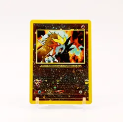 Entei - 34 Vintage WotC Black Star Promo Reverse Holo SWIRL Pokemon - LP/MP - Image 1