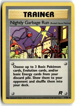 2000 Pokemon - Team Rocket Nightly Garbage Run #77/82 - Image 1