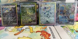 Pokemon Cards Japanese Terastal Festival Glaceon Leafeon 4 Card Lot - Image 1