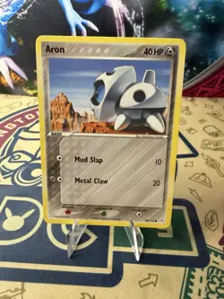 Aron 58/110 Pokemon Card Holon Phantoms Regular Common - Image 1