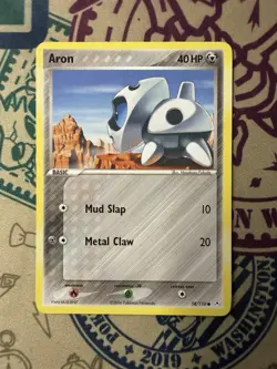 Aron 58/110 Pokemon Card Holon Phantoms Regular Common - Image 3