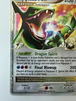 Rayquaza C Lv.X 146/147 Supreme Victors Holo Pokemon READ - Image 3
