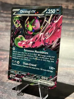 Okidogi Ex 36/64 Pokemon TCG S&V Shrouded Fable Double Rare Holo NM - Image 3