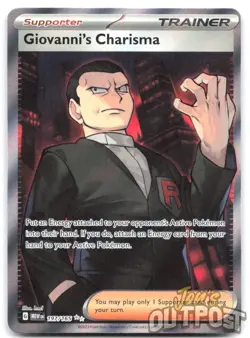 Giovanni's Charisma 197/165 Ultra Rare 151 Pokemon NM - Image 1