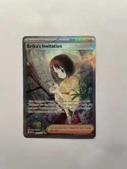 Pokemon Erika's Invitation 203/165 SV151 Full Art Special Illustration Rare Holo - Image 1