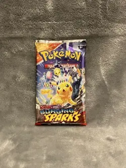 Pokemon TCG: Scarlet & Violet Surging Sparks Pack with Pikachu on the Pack - Image 1
