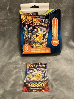Pokemon TCG: Scarlet & Violet Surging Sparks Pack with Pikachu on the Pack - Image 3