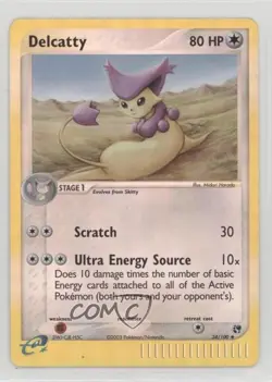 Delcatty Reverse Foil Pokemon EX Sandstorm #34 2003 - Image 1