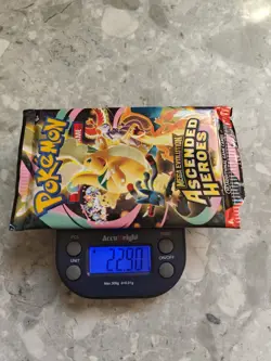 HEAVY! 22.90g Pokemon TCG Ascended Heroes Booster Pack (SEALED) god packU - Image 1