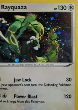 Fart Swirl 🌀 Rayquaza SWSH029 Cosmos Holo Bleed Error Rare Pokemon TCG Promo ✨ - Image 3