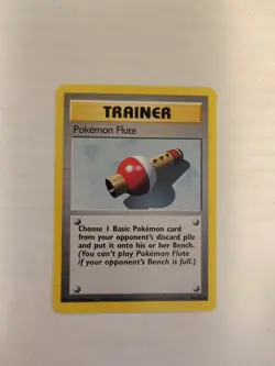 Pokemon Flute 086/102 Base Set Regular - Image 1