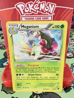 Pokemon Meganium 3/122 Breakpoint Holo LP - Image 1