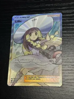 Pokemon TCG Lillie 147/149 SM Base Set Holo Full Art Ultra Rare English 2017 - Image 1