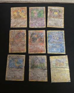 Pokemon Card Lot 21 Cards – ALL DAMAGED – Holos Included – AS-IS - Image 3