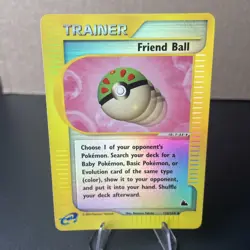 Friend Ball - 126/144 - Pokemon Nintendo Skyridge 2003 Reverse Holo Rare Card LP - Image 1