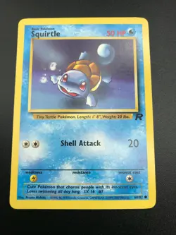 Squirtle 68/82 Team Rocket Unlimited 2000 Pokemon NM Vintage WOTC - Image 1