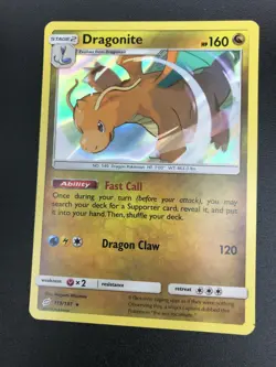 Dragonite 119/181 Holo Rare SM Team Up Pokemon 2019 NM - Image 1
