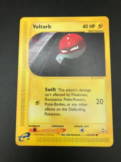 Voltorb 115/147 Common Pokemon Aquapolis Vintage WOTC E Series NM 2003 - Image 1