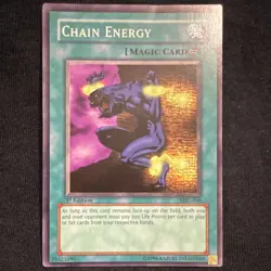 Yu-Gi-Oh! TCG Chain Energy Spell Magic Ruler 1st Edition MRL-046 Konami 1996 - Image 1